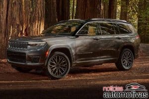 Jeep Grand Cherokee L chega em 2022 para ser o top da americana 