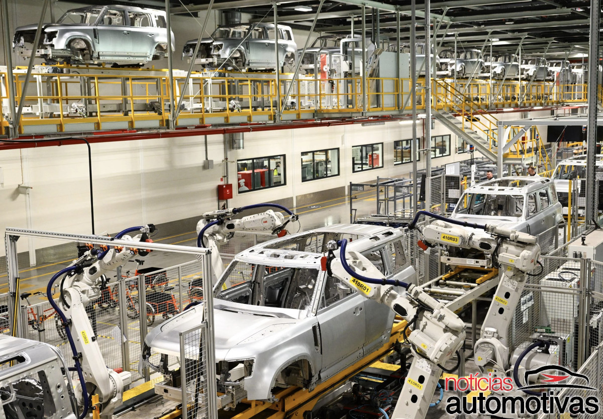 jlr land rover fabrica linha producao