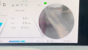 kia camera ponto cego chuva