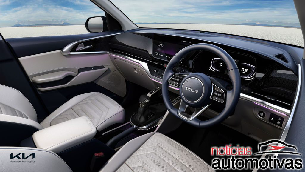 kia-carens-2022-oficial-7 Novo Kia Carens ganha cara de SUV, mas foco continua familiar