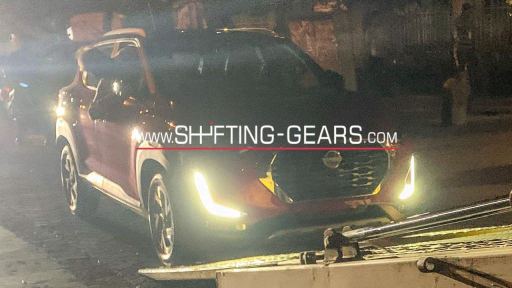 Nissan Magnite é flagrado sem camuflagem na Índia - SUV será nacional 