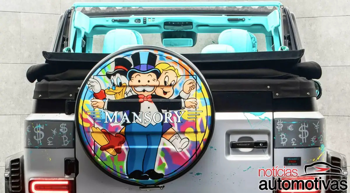 Mercedes do Banco Imobiliário: Mansory e Alec Monopoly criam o Classe G mais estranho e extravagante da história