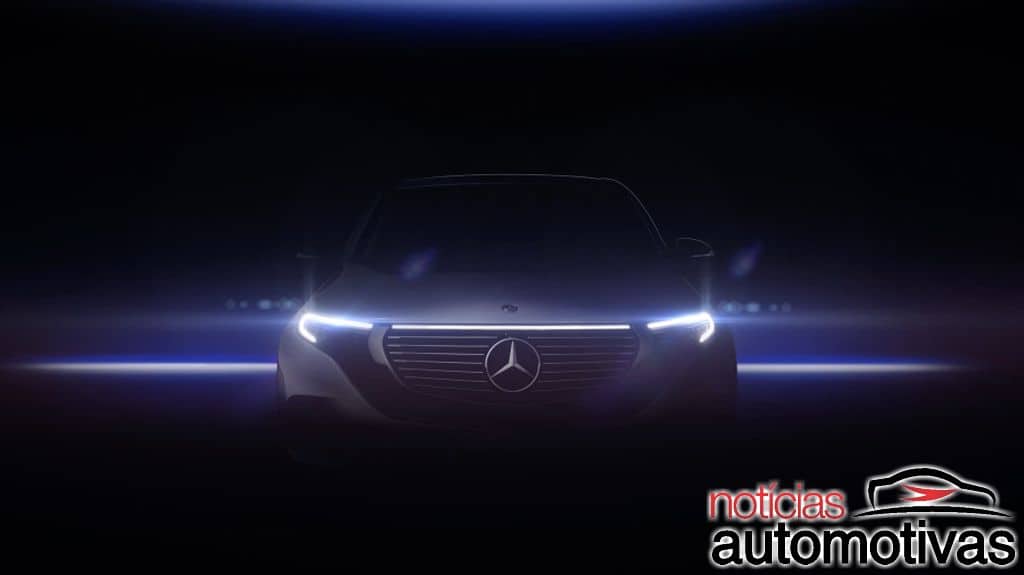 Mercedes-Benz EQ C ganha mais um teaser antes do lançamento 