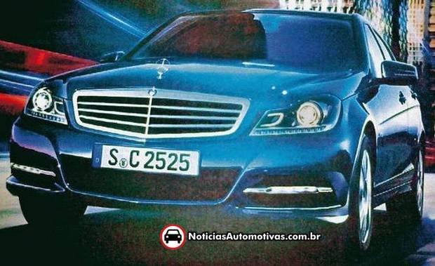 mercedes benz classe c 2011 autobild suposto 1 Supostas fotos do Mercedes Benz Classe C 2011 com facelift aparecem