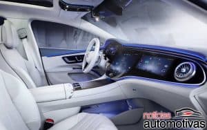 Mercedes-Benz EQS é uma nave futurista com 770 km de alcance 