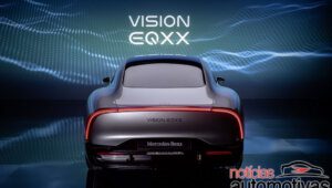 Mercedes EQXX Concept propõe elétrico com 1.000 km de alcance 