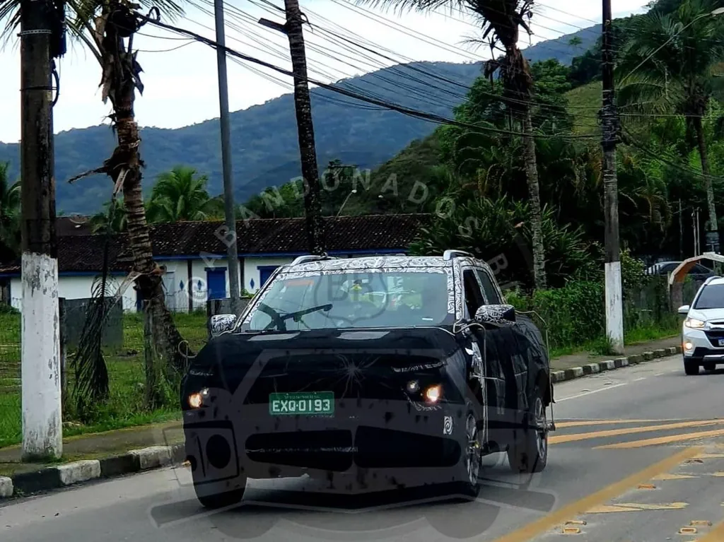 montana-2023-flagra Nova Chevrolet Montana é flagrada rodando no Brasil