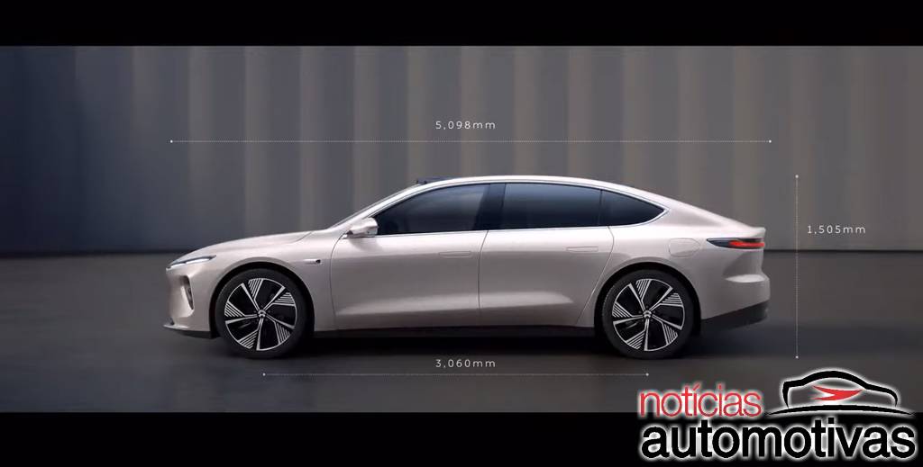 NIO ET7 é outro sedã elétrico grande para brigar com Model 3 
