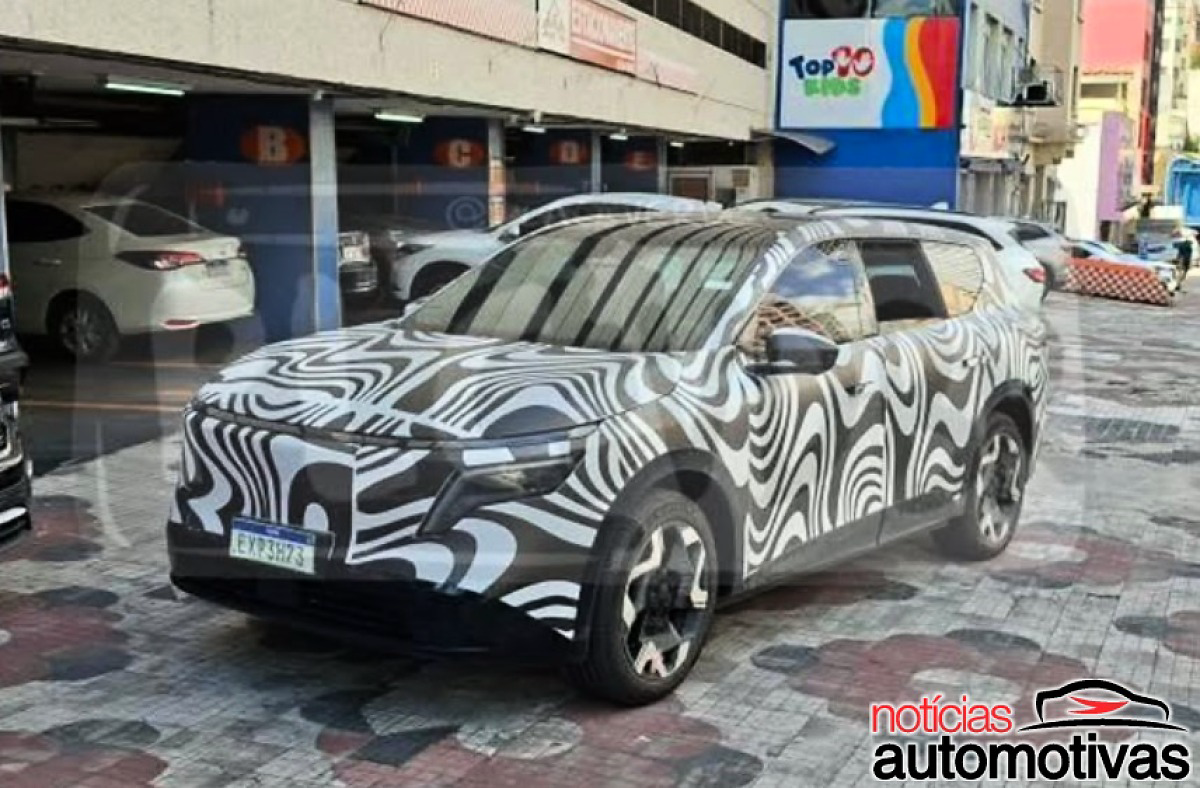 Flagra: Nissan chinês está sendo testado no Brasil; NX8 fará parte de uma família eletrificada no mercado nacional