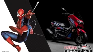 Yamaha NMAX 160 2022 em edição Homem-Aranha chega por R$ 16.490 