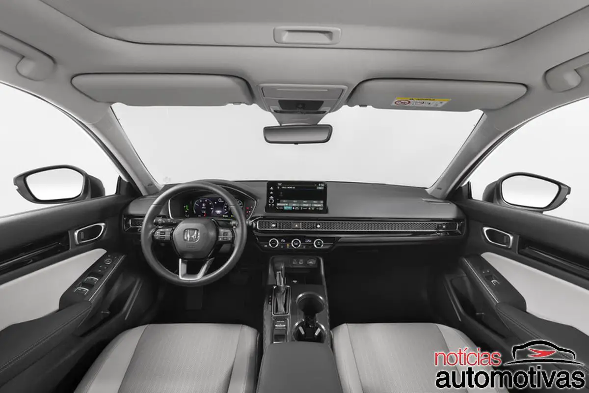Interior do Honda Civic 2023