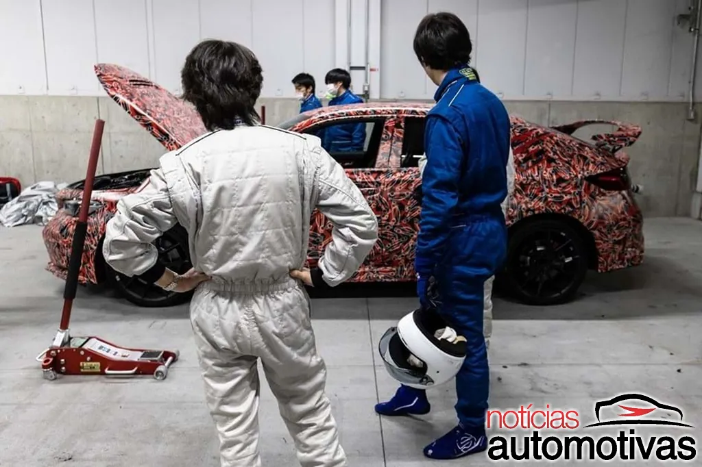 novo-honda-civic-type-r-4 Novo Honda Civic Type R acelera em Suzuka antes do lançamento