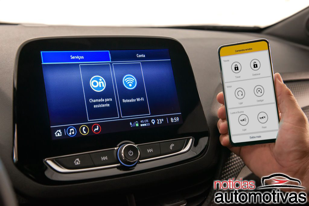 Onix LTZ, RS e Midnight ganham pacote de conectividade 