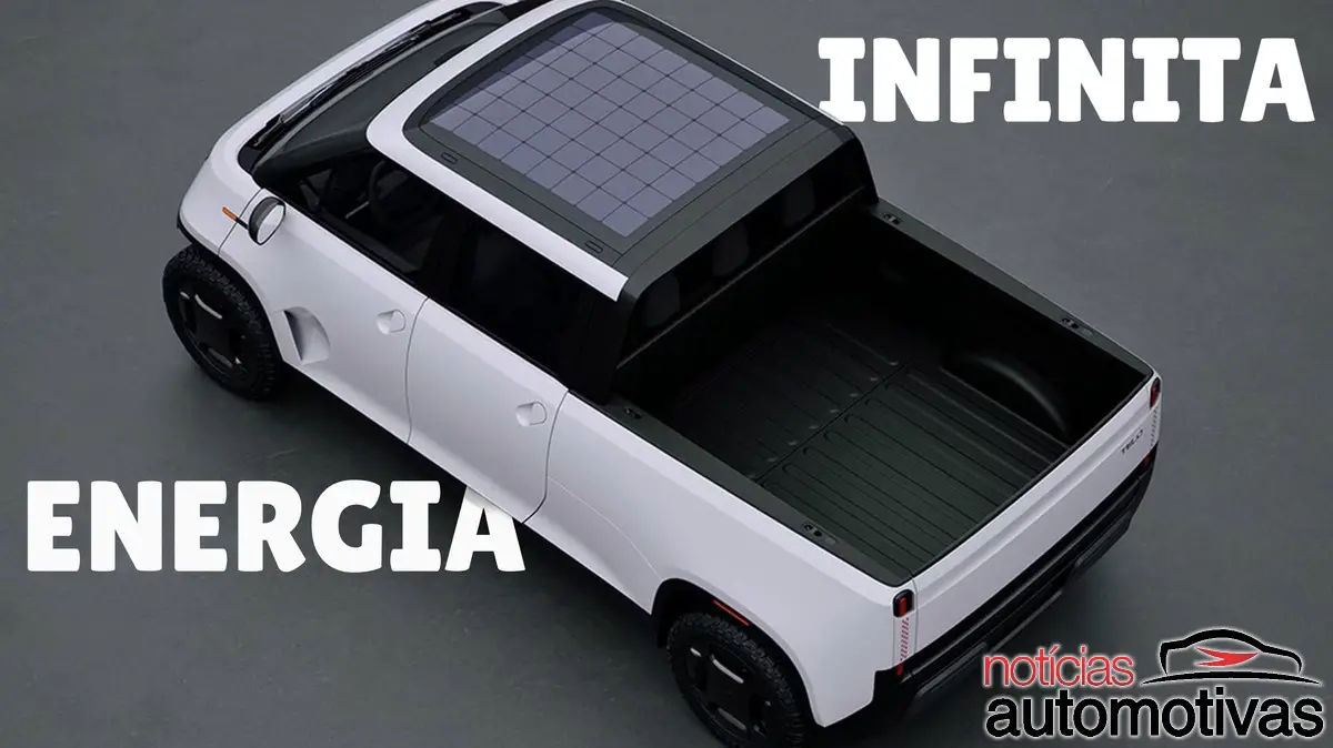 Recarrega enquanto anda: Nova picape elétrica com painéis solares promete uma revolução interessante no mundo dos EVs