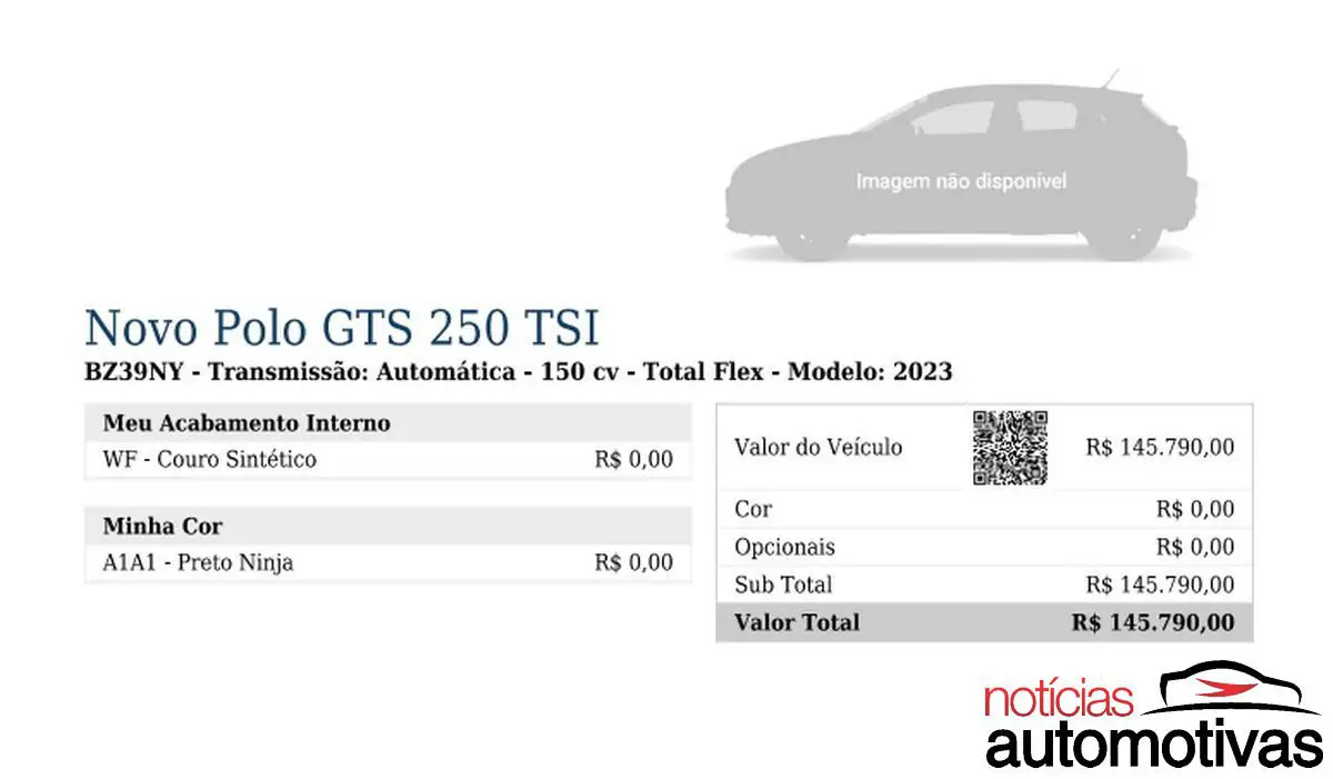 Novo Polo GTS traz esportividade com preços a partir de R$ 99.470 