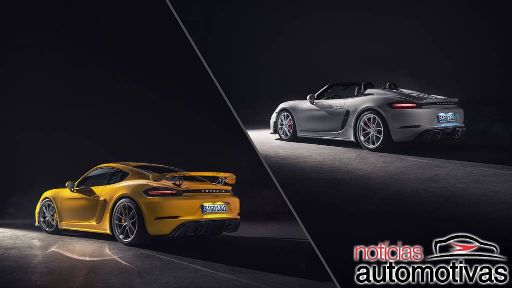Porsche 718 Cayman GT4 e 718 Spyder chegam a partir de R$ 549 mil 