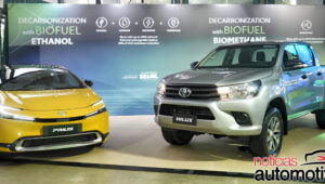 prius phev flex hilux biometano