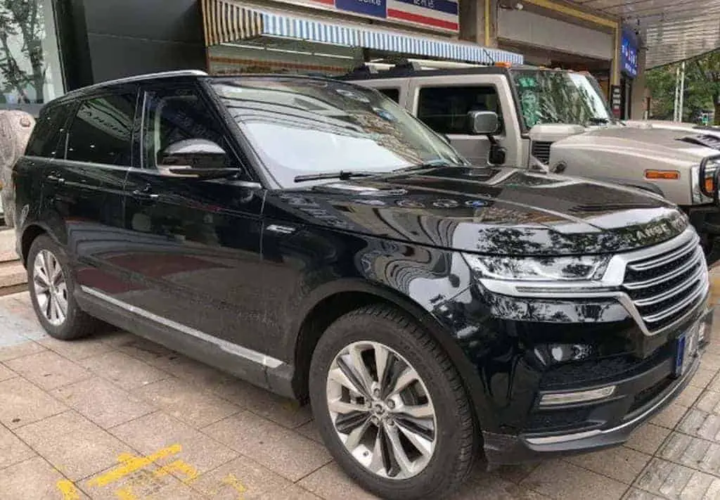 China: Range Rover é explicitamente clonado, com nome e tudo…