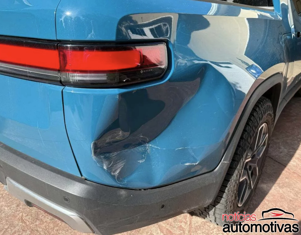 rivian azul amassado rivian azul amassado