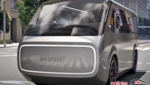 sharp minivan