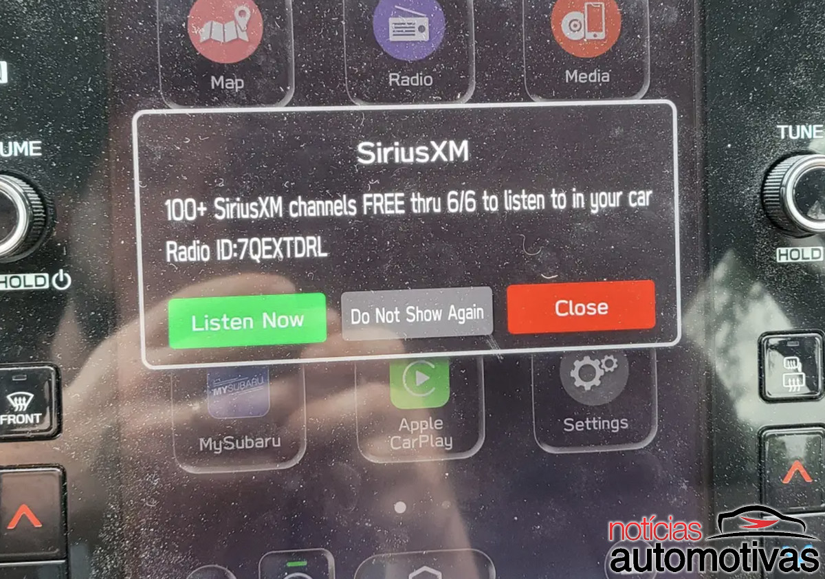 subaru propaganda painel carros (2)