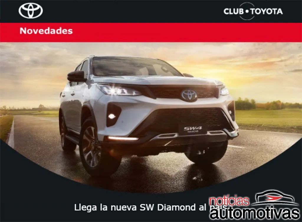 Toyota SW4 Diamond voltará à Argentina e deve chegar ao Brasil 