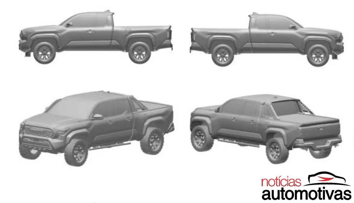 Toyota Tacoma é registrada no Brasil, mas não se empolgue; picape feita para os states é apenas para o americano