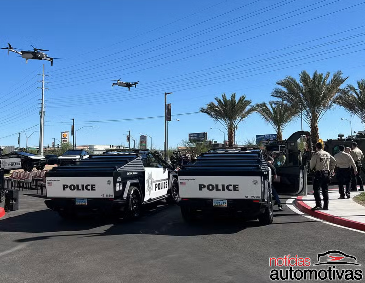 tesla cybertruck policia las vegas (3)