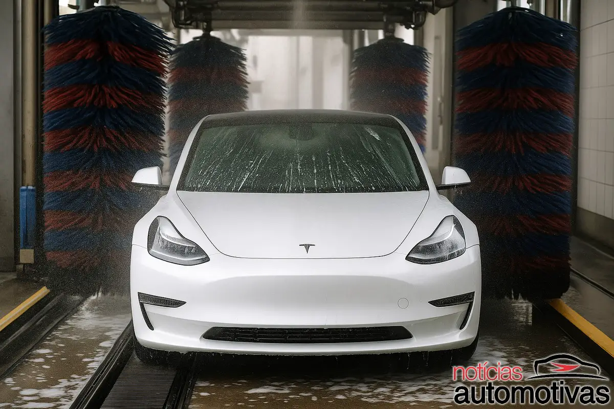 tesla model 3 lavajato