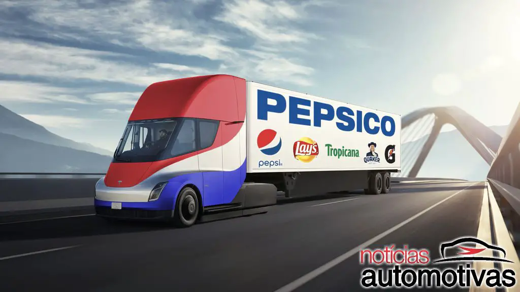 tesla semi pepsi