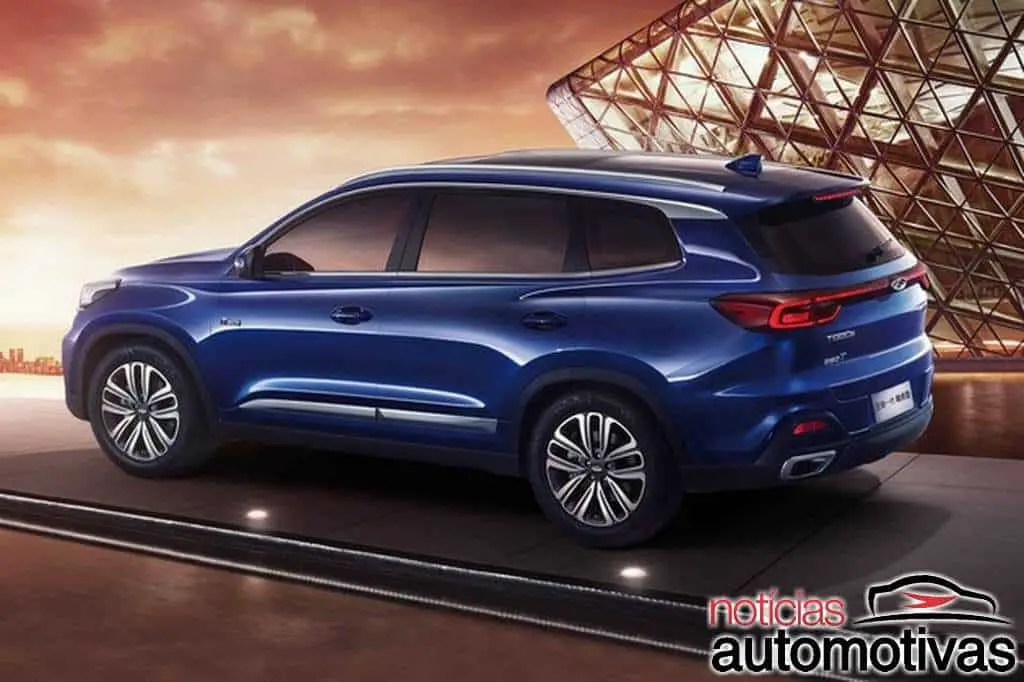 Chery Tiggo 8 tem novo teaser e chegará com motor 1.6 TGDI de 186 cv 