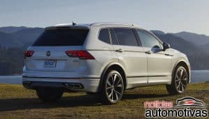 Volkswagen Tiguan Allspace 2022 surge com mudança visual nos EUA 