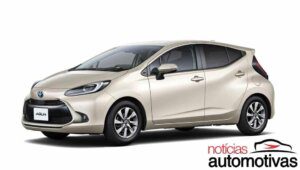 Novo Toyota Aqua mantém japonesa nos haches híbridos em casa 