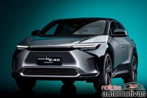 Toyota bZ4X abandona manche para vender no mercado americano 