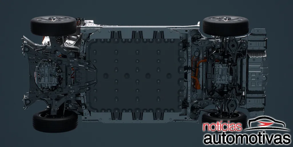 toyota-bz4x-2022-5 Toyota bZ4X 2022 tem detalhes revelados e pode chegar ao Brasil