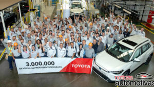 toyota=3 milhões
