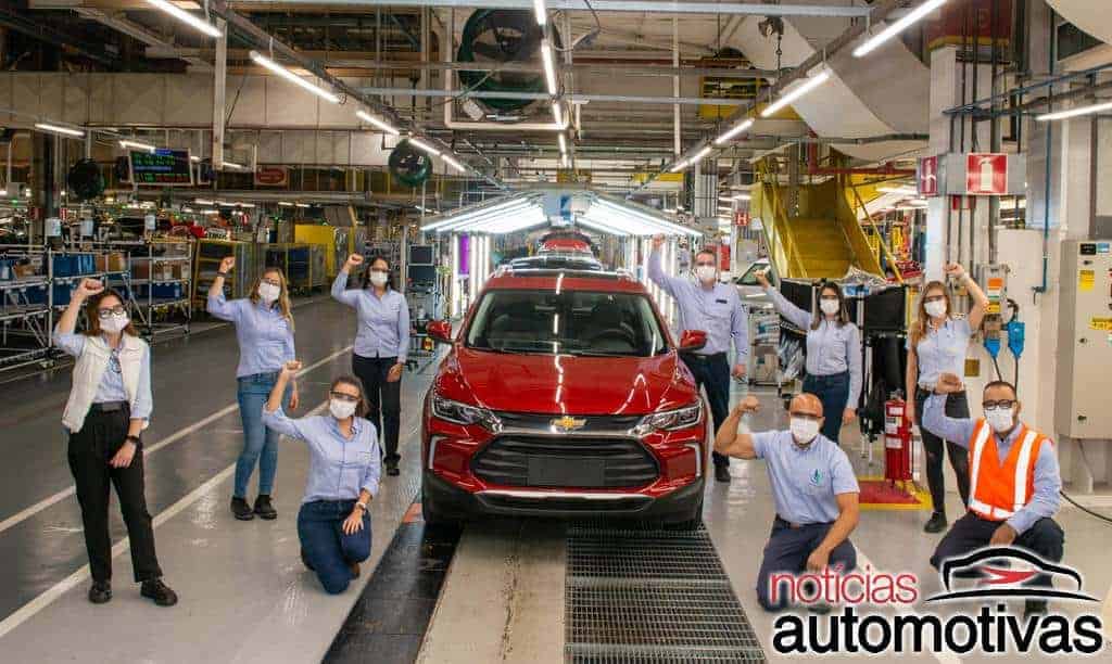 Chevrolet Tracker alcança 100.000 unidades produzidas no Brasil 