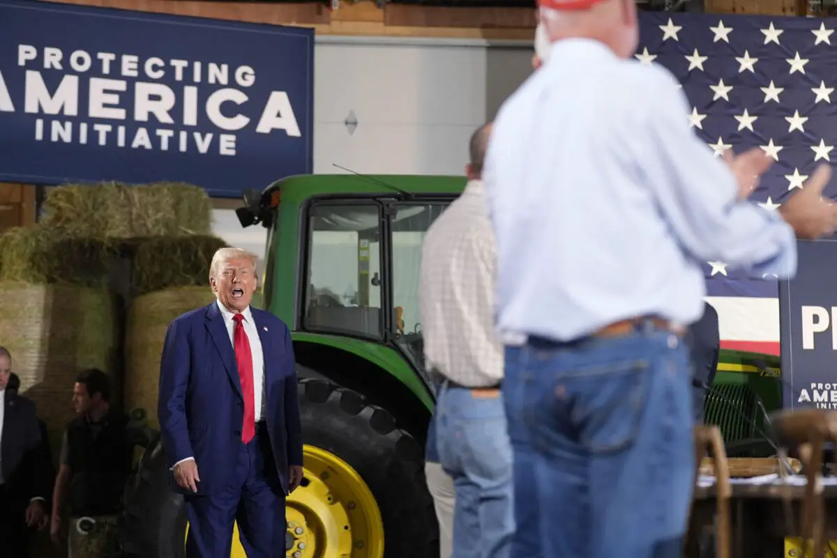 trump john deere AP Alex Brandon