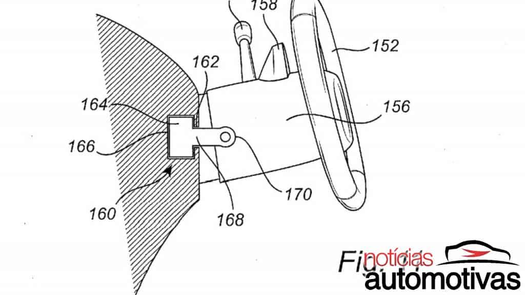 Volvo registra patente de volante deslizável para os lados do painel 