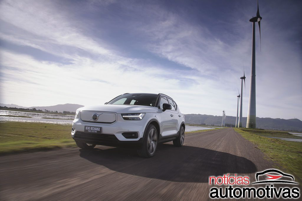 Volvo XC40 agora só elétrico - 1.000 pontos de recarga no Brasil 