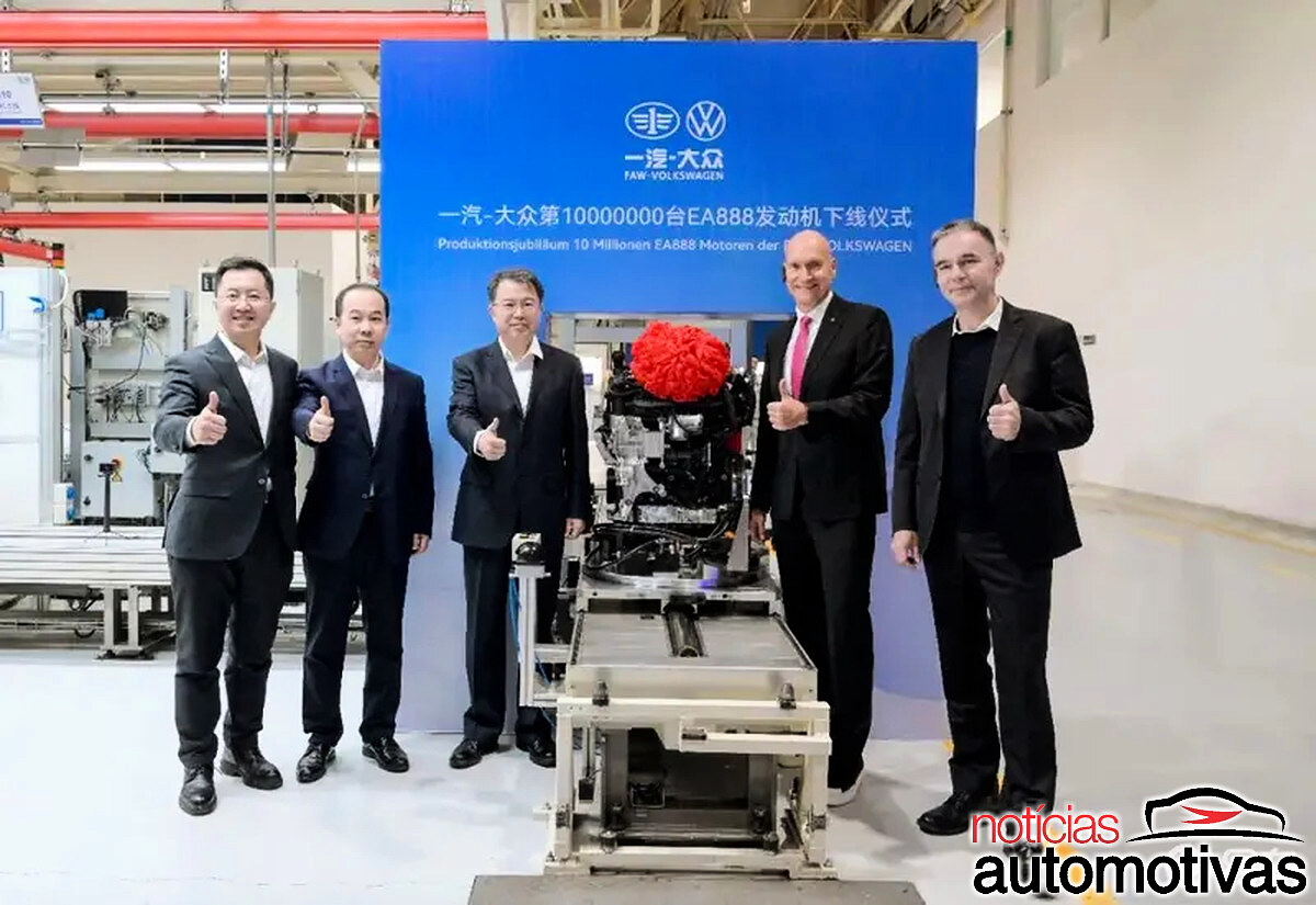 Volkswagen comemora 10 milhões de motores 2.0 TSI produzidos somente na indústria da China; propulsor é o conhecido 2.0 TSI