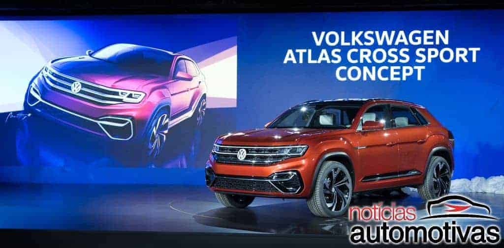 Volkswagen Atlas Coupé é flagrado na China e pode chegar ao Brasil  