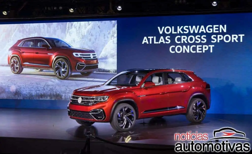 Volkswagen Atlas Coupé é flagrado na China e pode chegar ao Brasil  
