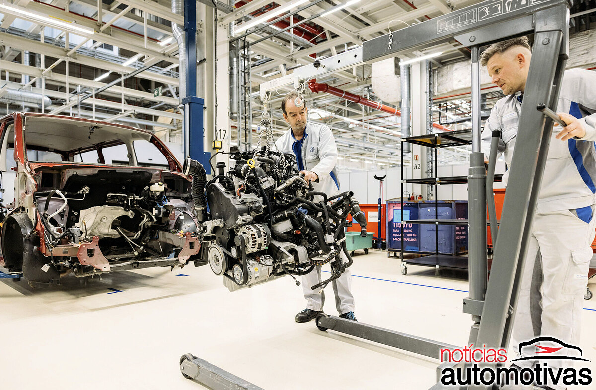 Volkswagen converte fábrica de automóveis em centro de desmontagem e reciclagem de peças