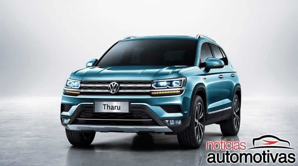 Volkswagen Tarek mostra frente diferente do chinês Tharu 