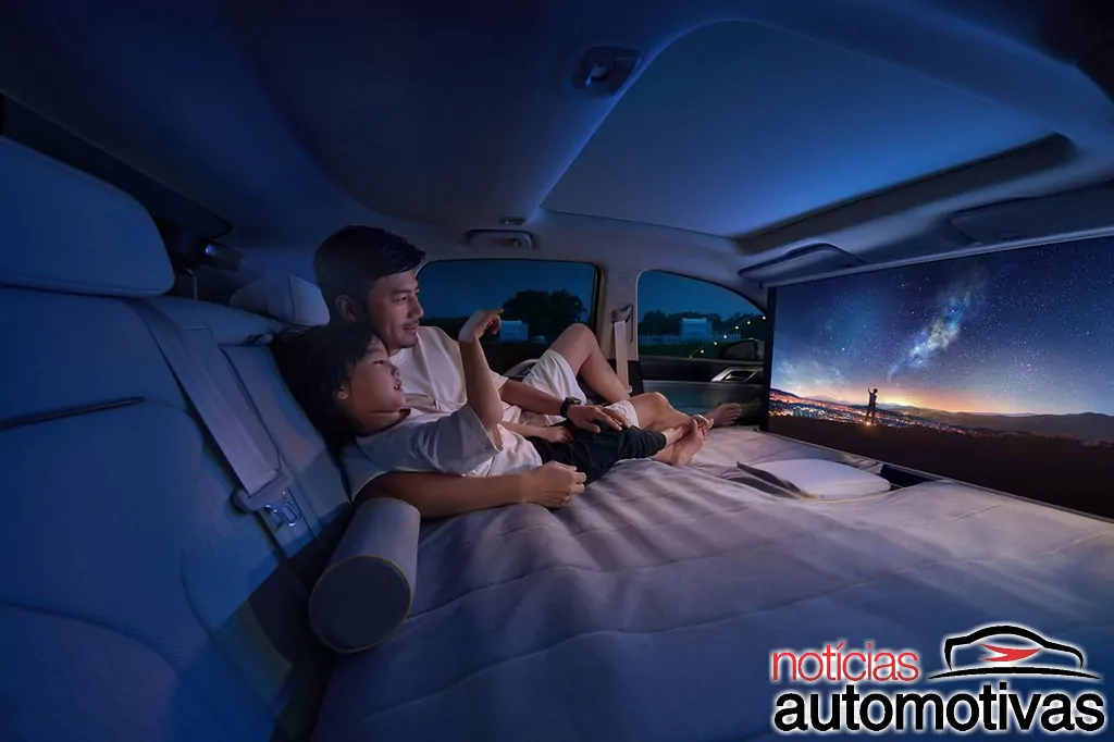 xpeng-p5-10 Xpeng P5 é lançado com laser LiDAR, "cama" e projetor de vídeo